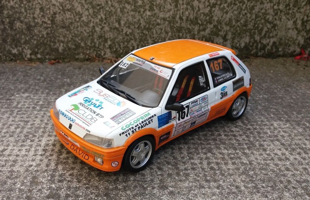 peugeot 106 rallye miniature