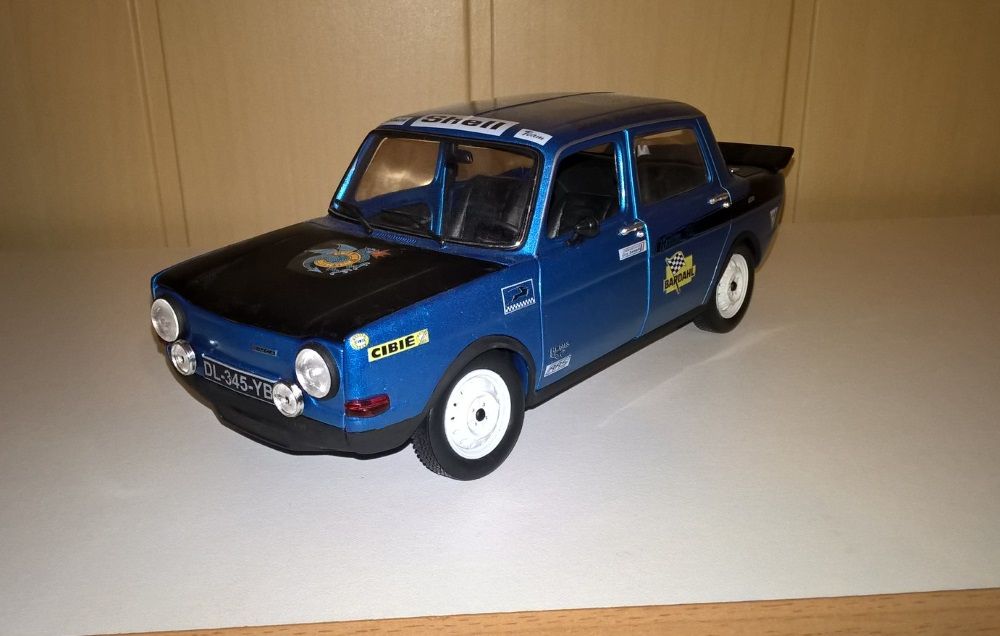 Modellauto Simca 1000 Rallye 2 1976 grün schwarz 1:18 Norev bei